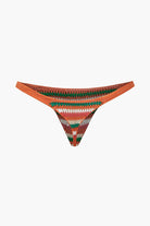 Moon 45 Rainbow Stripe Crochet Bikini Set