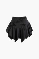 Moon 45 Ruched Drawstring Mini Skirt