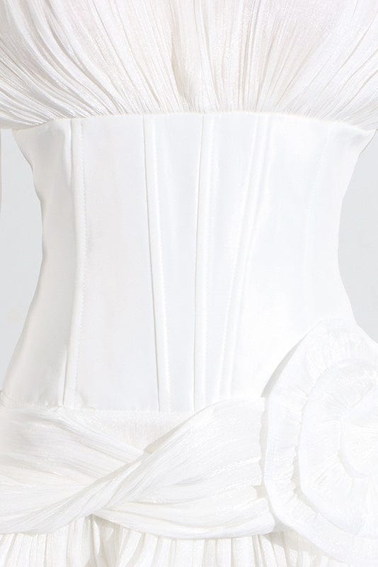 Moon 45 Ruffled Corset Mini Skirt