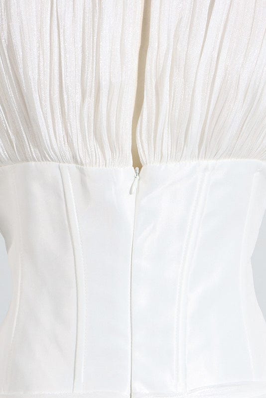 Moon 45 Ruffled Corset Mini Skirt