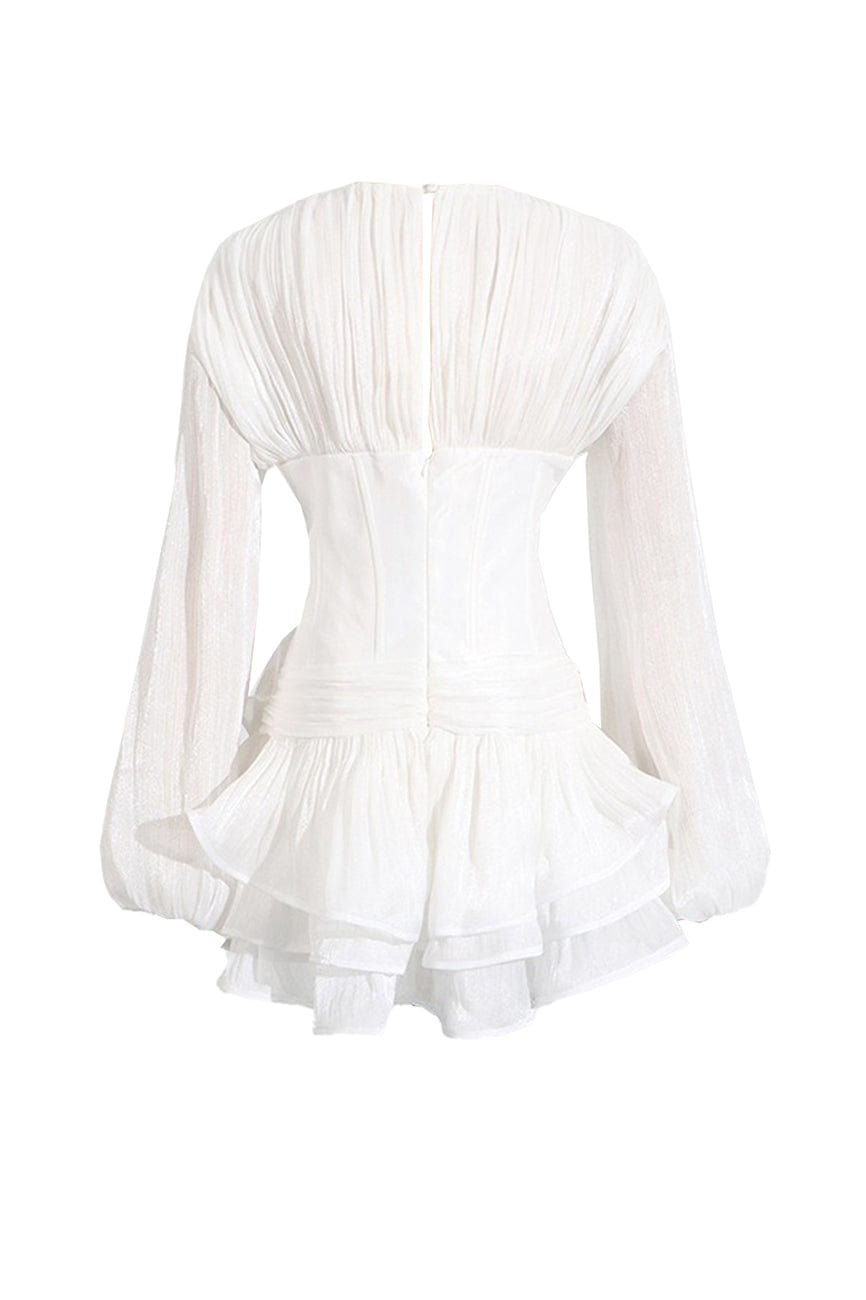 Moon 45 Ruffled Corset Mini Skirt