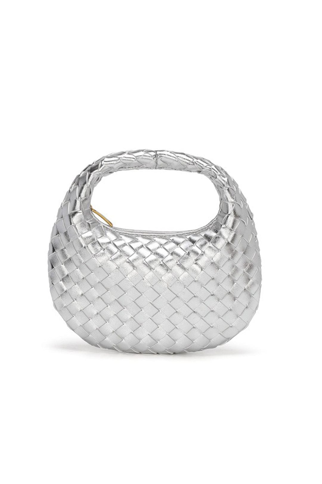 Moon 45 Silver / One Size Woven Handheld Woven Bag