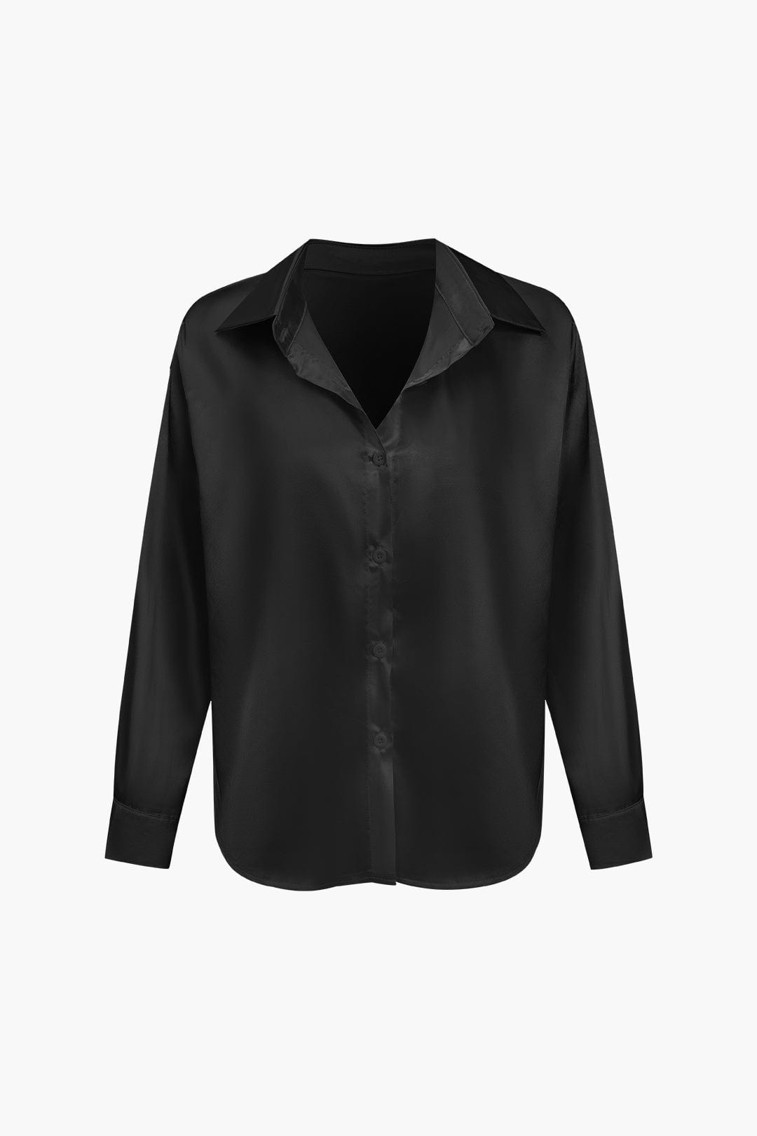 Moon 45 Sleek Satin Long-Sleeve Shirt