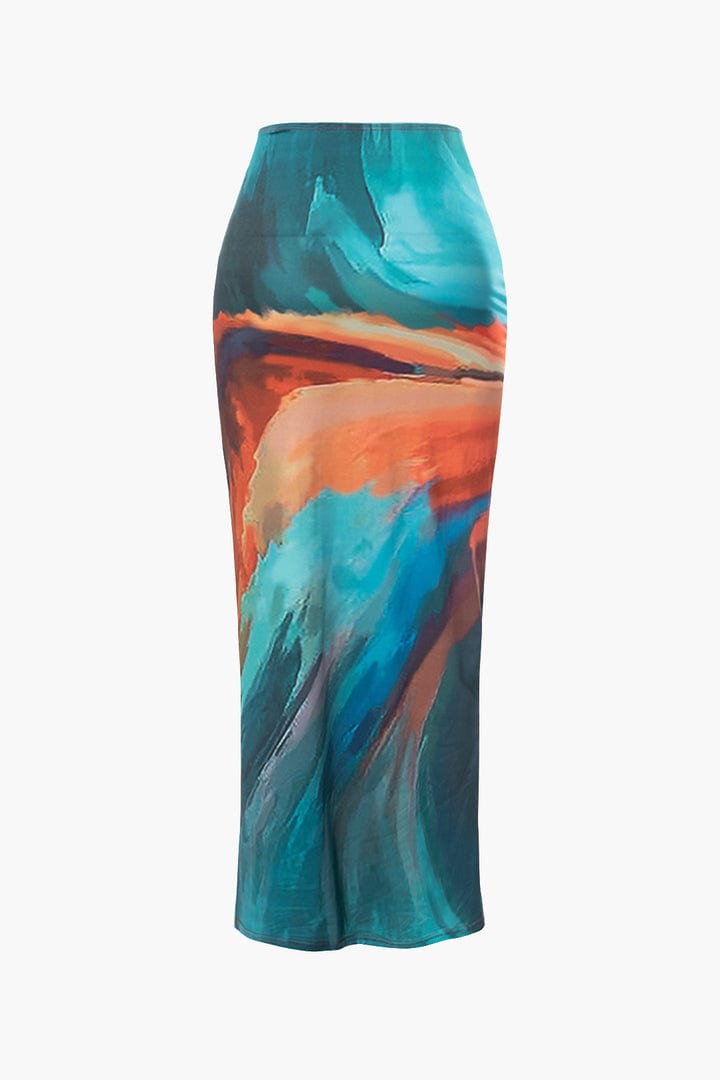 Moon 45 Tie Dye Maxi Skirt