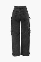 Moon 45 Utility Chic Wide Leg Jeans