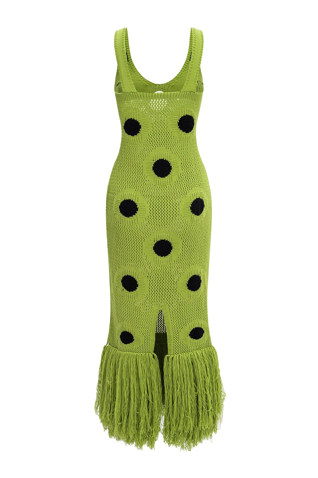 Moon 45 V-Neck Tassel Knitted Bodycon Dress