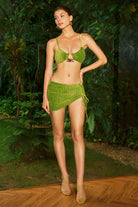 Moon 45 Velvet U-ring Bikini & Sarong Set