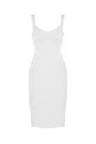 Moon 45 White / XS Bandage Bodycon Midi Dress